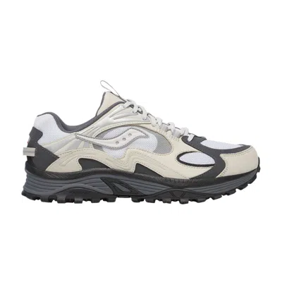 Pre-owned Saucony Grid Aura X 'grey Pack - White Silver' | Men's Size 13 In Gray