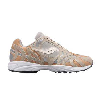 Pre-owned Saucony Grid Azura 2000 Premium 'beige Silver' In Grey