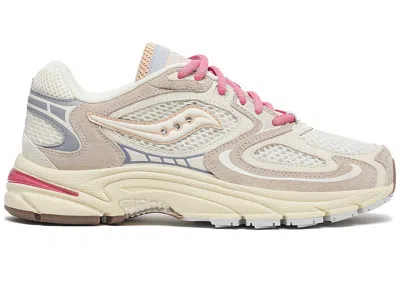 Pre-owned Saucony Grid Jazz 9 Designed In Venice (women's) Sneakers In Vanilla/grey In Gray