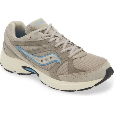 Saucony Grid Ride Millennium Sneaker In Grey/off White