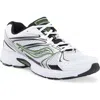 Saucony Grid Ride Millennium Sneaker In White/ Green