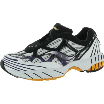 Saucony Grid Web Mens Mesh Padded Insole Sneakers In Multi