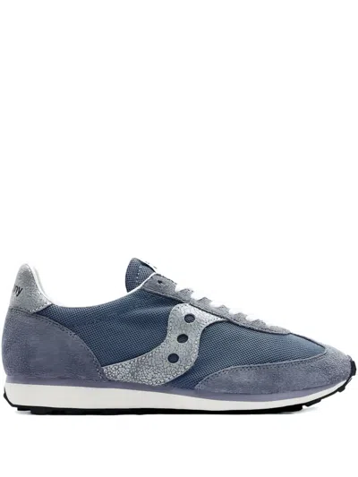 Saucony Gripper Panelled Sneakers In Blue