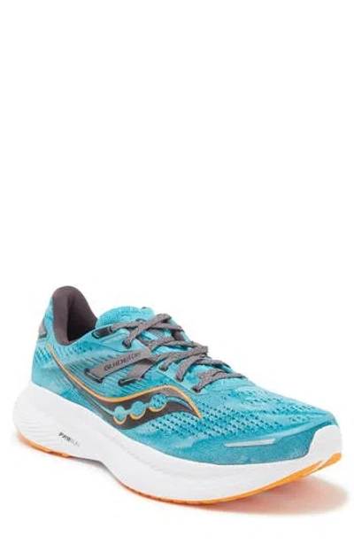Saucony Guide 16 Running Shoe In Agave/marigold