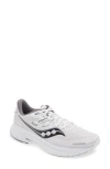 Saucony Guide 16 Running Shoe In White/black