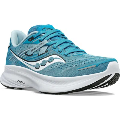 Saucony Guide 16 S10810-23 Sneaker Women's Ink White Low Top Running Shoes Fd999 In Blue