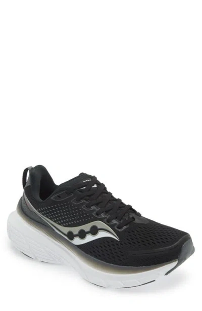 Saucony Guide 17 Running Shoe In Black/shad