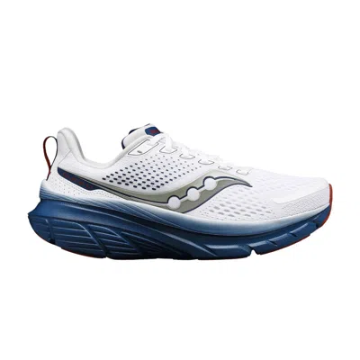 Pre-owned Saucony Guide 17 'white Navy'