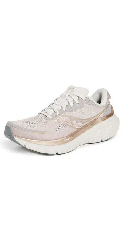 Saucony Guide 18 Sneakers Oat/quartz In Gray