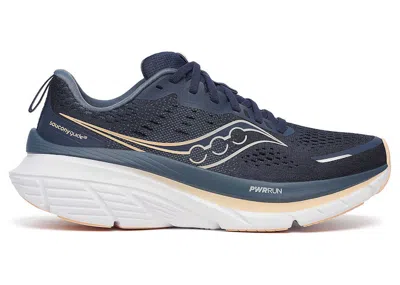 Pre-owned Saucony Guide 18 (women's) Sneakers In Navy Blue/apricot