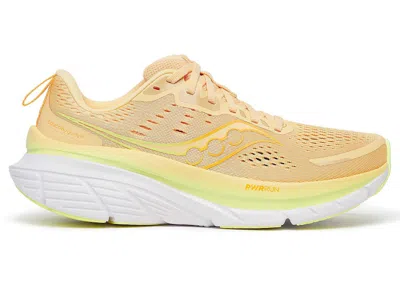 Pre-owned Saucony Guide 18 (women's) Sneakers In Peach/sunny