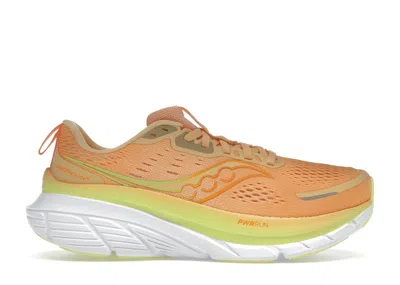 Pre-owned Saucony Guide 18 (women's) Sneakers In Peach/sunny
