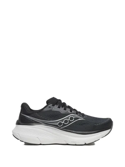 Saucony Guide 19 Logo Sneakers In Black