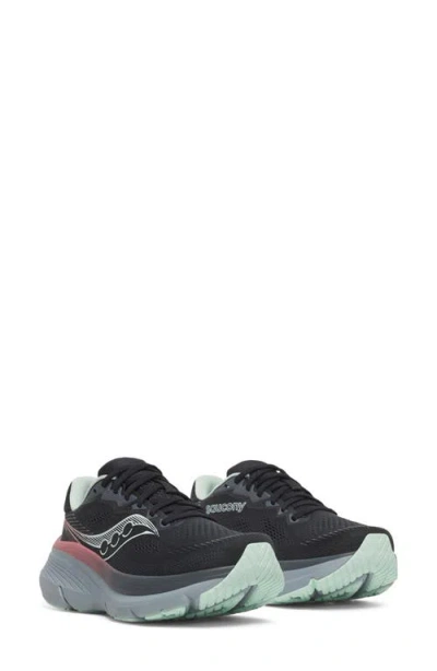 Saucony Guide 19 Running Shoe In Black