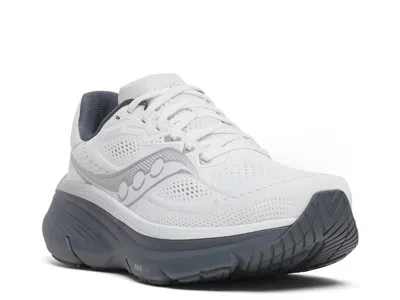 Saucony Mens  Guide 19 In White/shadow