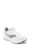 Saucony Guide 6 Running Shoe In White/black