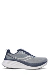 Saucony Hurricane 24 Running Shoe In Flint/navy