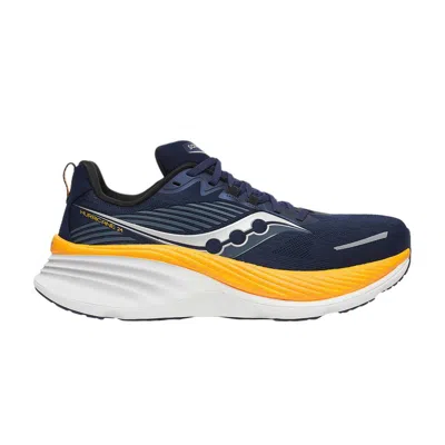 Pre-owned Saucony Hurricane 24 Wide 'navy Peel' In Blue
