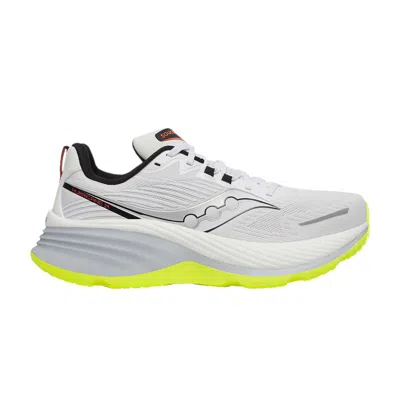 Pre-owned Saucony Hurricane 24 Wide 'white Black Citron'