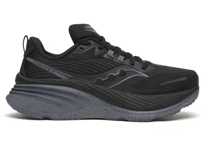 Pre-owned Saucony Hurricane 24 (women's) Sneakers In Black/shadow