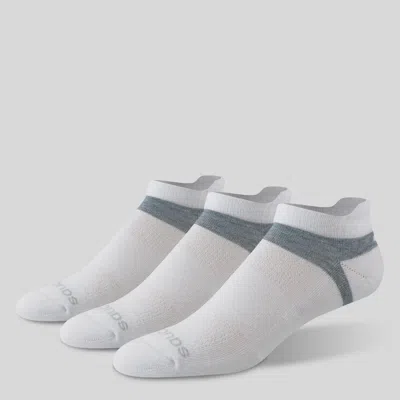 Saucony Inferno Cushion No Show Tab Sock White