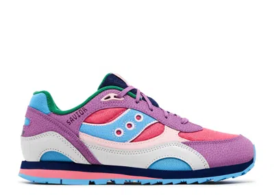 Saucony Jae Tips X  Shadow 6000 Big Kid 'to Do List - Purple' In Multi