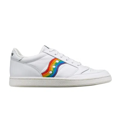 Pre-owned Saucony Jazz Court 'pride' | White | Men's Size 12