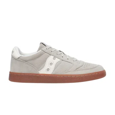 Pre-owned Saucony Jazz Court 'split Suede - Dove Vanilla' | Grey | Men's Size 5.5