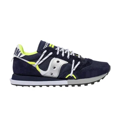 Pre-owned Saucony Jazz Dst 'abstract Collection - Navy Silver' | Blue | Men's Size 8