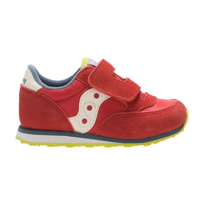 Pre-owned Saucony Jazz Hook & Loop Little Kid 'red Blue Lime' | Kid's Size 7