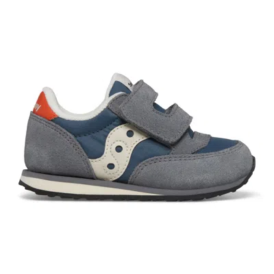 Saucony Jazz Hook & Loop Sneaker - Little Kid In Gray