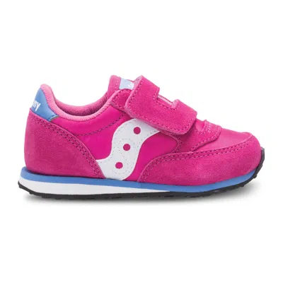 Saucony Jazz Hook & Loop Sneaker - Little Kid In Pink