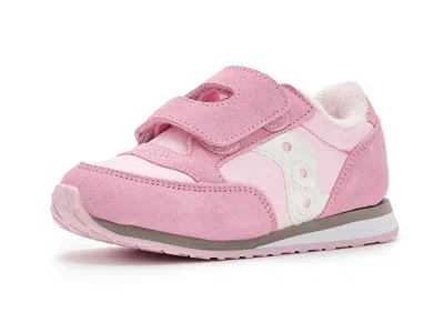 Saucony Jazz Hook Loop Sneaker (toddler/little Kid) Kid's Shoes Pink : 7 Toddler M, Suede/textile