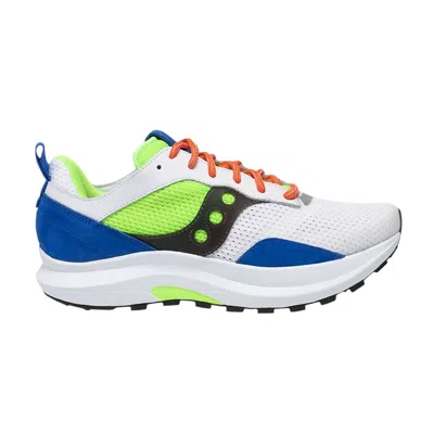 Pre-owned Saucony Jazz Hybrid 'abstract Collection - Blue Lime' In White