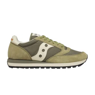 Pre-owned Saucony Jazz Original 'olive Off White' | Green | Men's Size 8.5