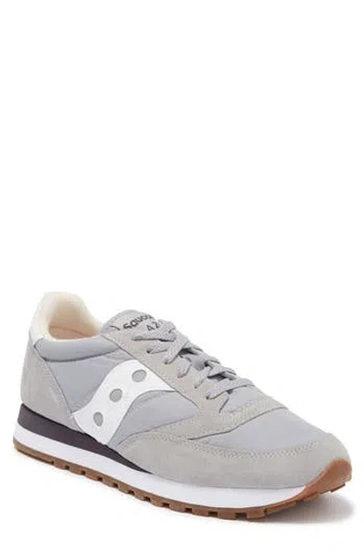 Saucony Jazz Original Sneaker In Grey/white