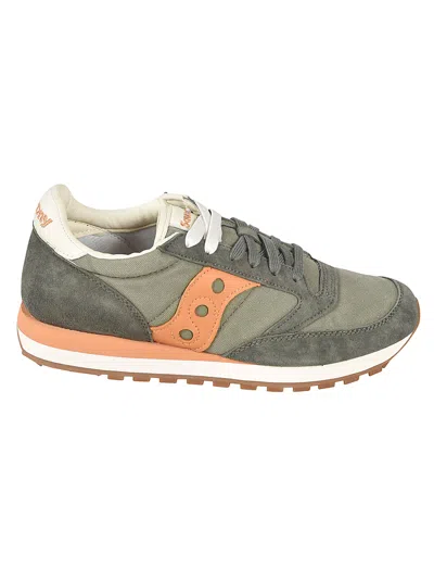 Saucony Jazz Original Sneakers In Forest/orange