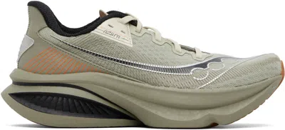 Saucony Khaki Endorphin Azura Sneakers In Multi