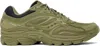 Saucony Khaki Progrid Omni 9 Armor Sneakers In Green