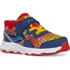 Saucony Kids' Flash A/c 3.0 Sneaker In Black/red/yellow