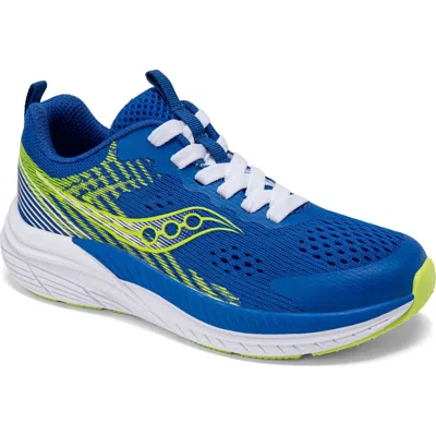 Saucony Kids' Hurricane Running Shoe In Blue