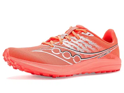 Saucony Kilkenny Xc 10 Flat Athletic Shoes Vizired/silver: Men's 11 - Women's 12.5 Medium In Red