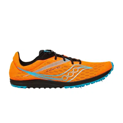 Pre-owned Saucony Kilkenny Xc9 Spike 'vizi Blue Blaze' | Orange | Men's Size 12