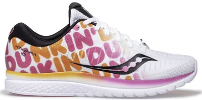 Pre-owned Saucony Kinvara 10 Dunkin (women's) Sneakers In White