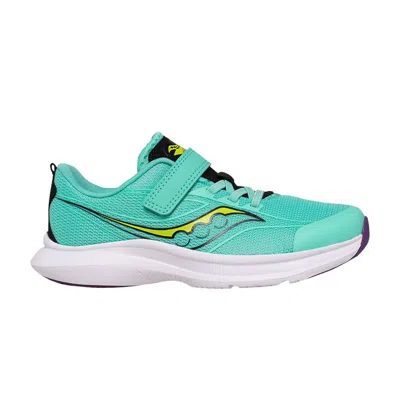 Pre-owned Saucony Kinvara 13 A/c Big Kid 'mint' | Blue | Kid's Size 3