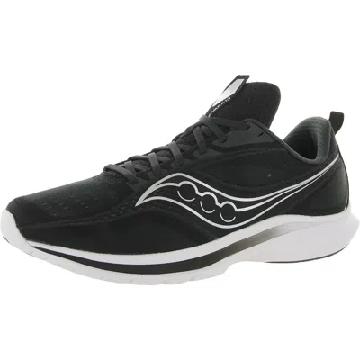 Saucony Kinvara 13 Mens Running Active Athletic And Training Shoes In Black