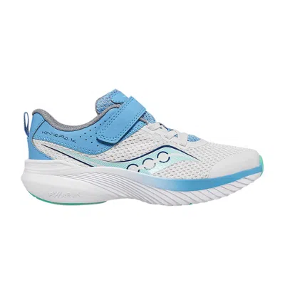 Pre-owned Saucony Kinvara 14 A/c Big Kid 'grey Blue' | Kid's Size 1