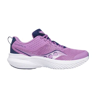 Pre-owned Saucony Kinvara 14 Big Kid 'grape Indigo' | Purple | Kid's Size 7
