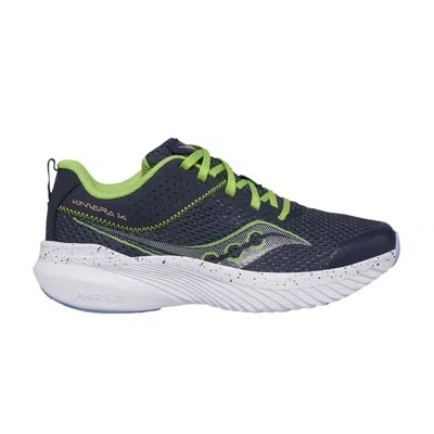 Pre-owned Saucony Kinvara 14 Big Kid 'navy Green' | Blue | Kid's Size 7