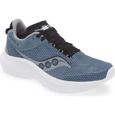 Saucony Kinvara 14 Running Shoe In Murk/black